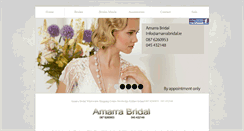 Desktop Screenshot of amarrabridal.ie